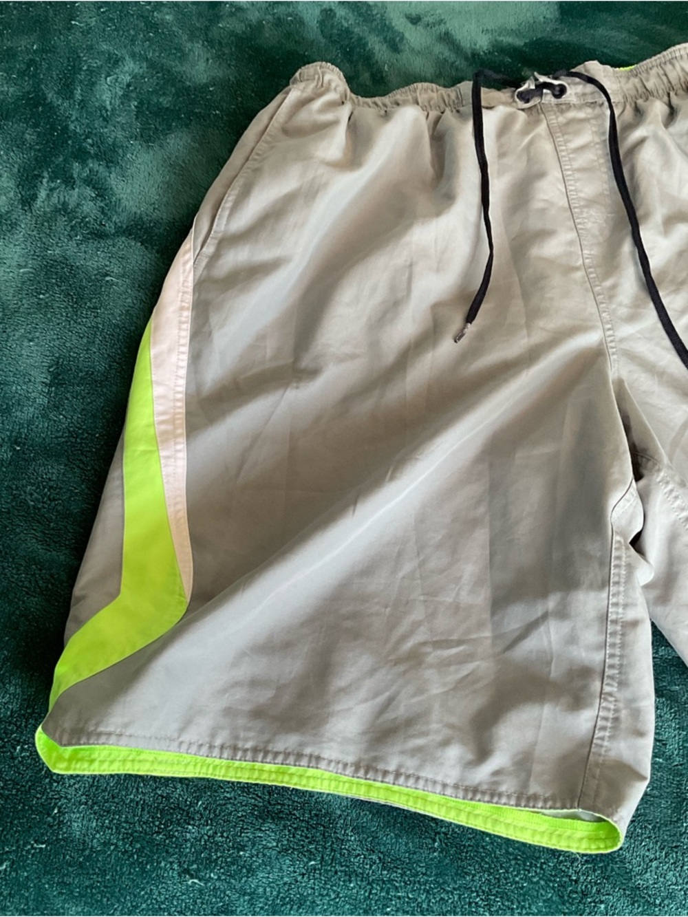 Nike Basketball Shorts Gray Spellout Lined Mens 3XLT Tall Active Sports Workout - Picture 3 of 8